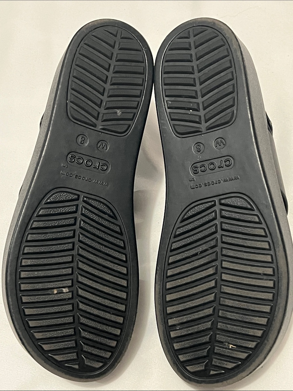 Crocs Brooklyn Black Low Wedge Platform Sandals - Picture 7 of 7